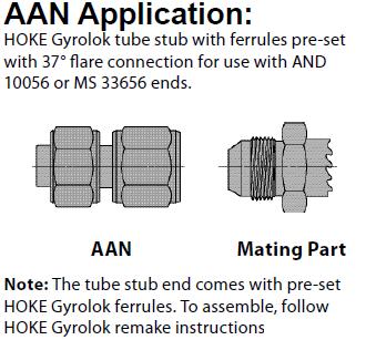Item # 8AAN8316, Adapter, AN: AAN On Hoke Inc.